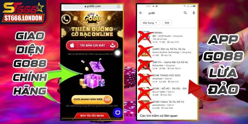 Cảnh báo Go88 giả mạo với nạp - rút bất thường